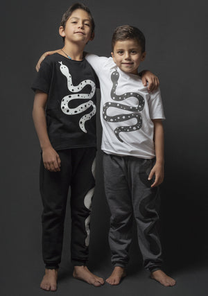 Playera Estampado de Serpiente