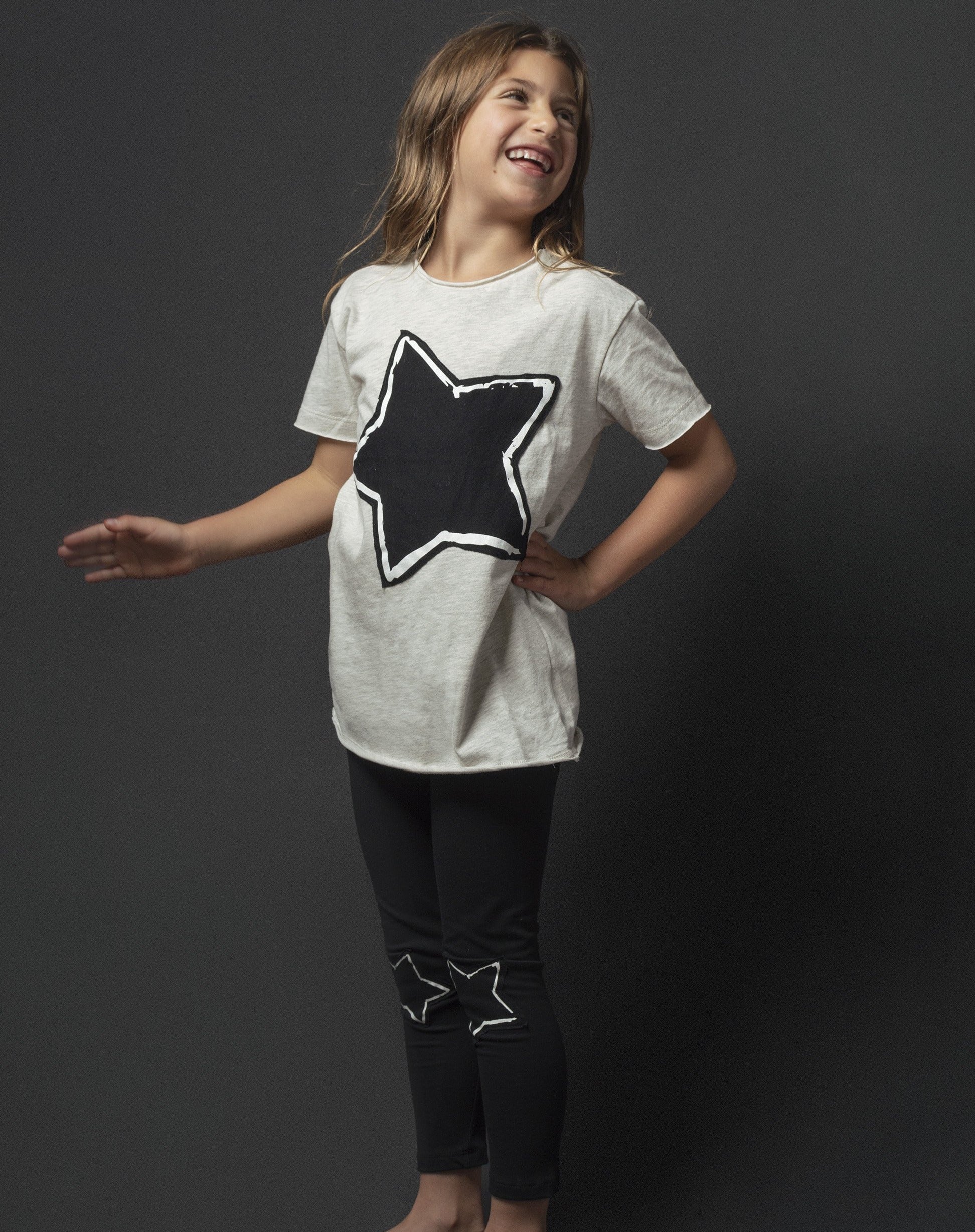 Playera Estrella Gris