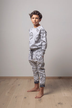 Pants Estampado Calacas Gris