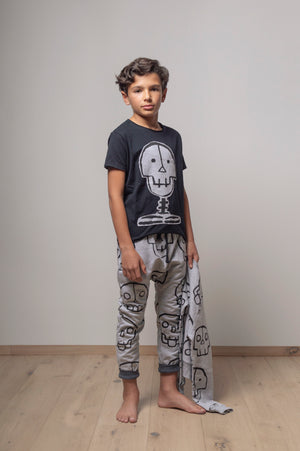 Pants Estampado Calacas Gris