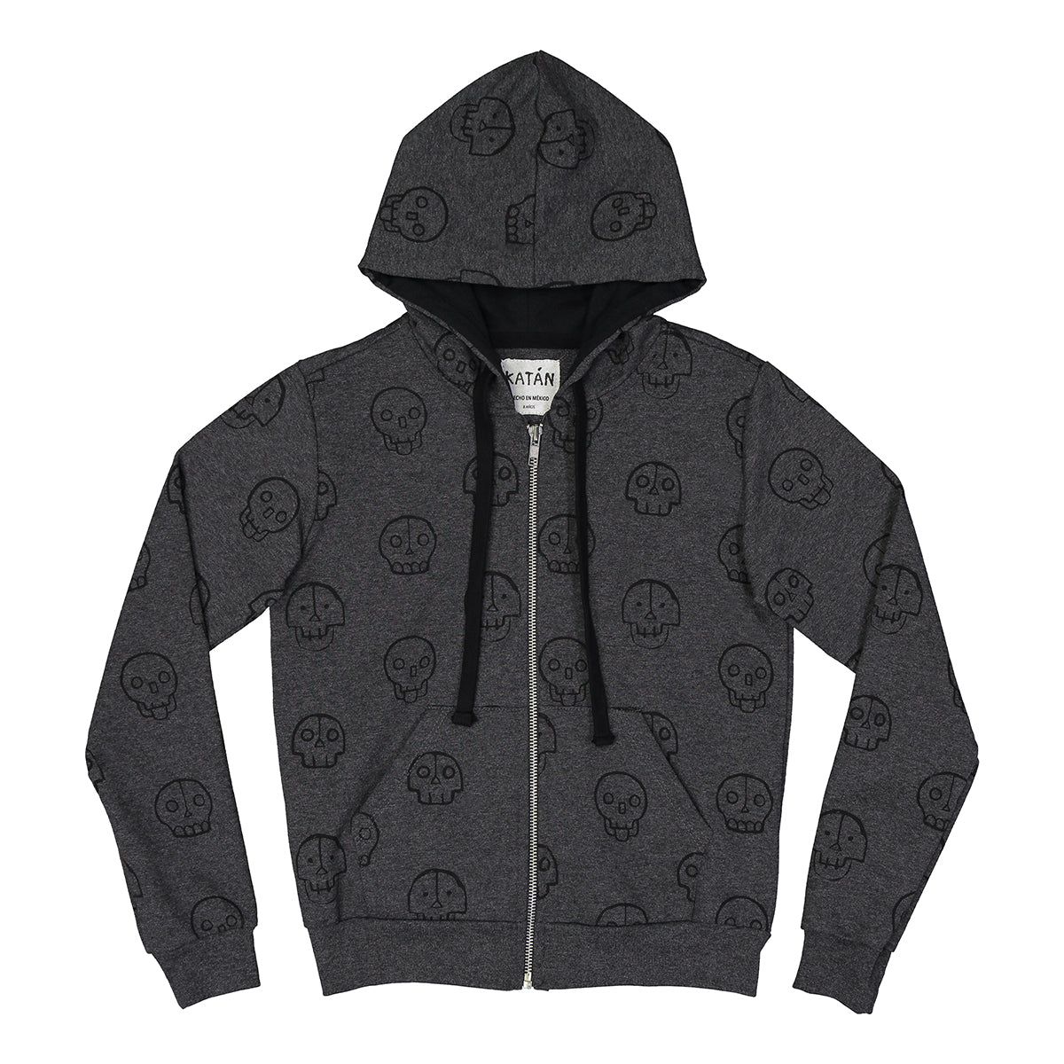 Sudadera Calaveras Gris Ox