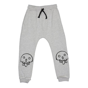 Pants Estampado Calaveras Gris