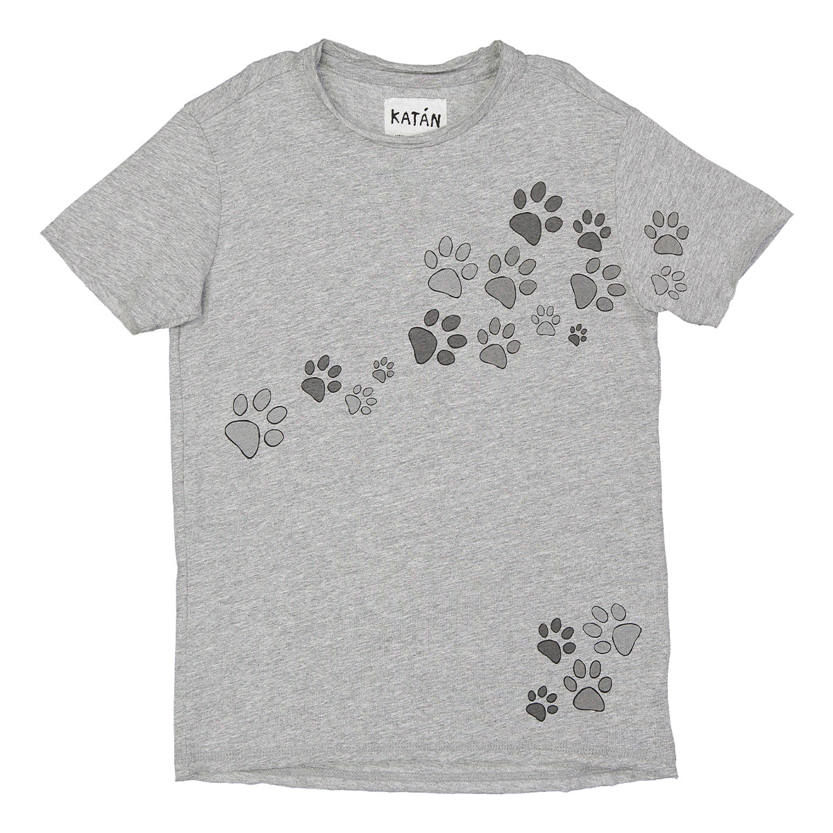 Playera Huellas Gris