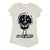 Playera Aplicación Calavera Gris