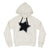 Hoodie Estampado Estrella Gris